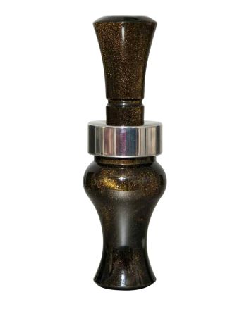 Echo Calls 78905 Meat HangerDouble Reed Mallard Sounds Attracts Ducks Black Gold Pearl Acrylic