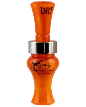 Echo Calls 79026 TimberDouble Reed Mallard Sounds Attracts Ducks Orange Pearl Acrylic