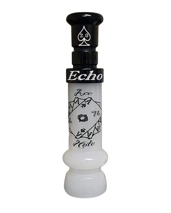Echo Calls 90023 Ace in The HoleOpen Call Single Reed Mallard Sounds Attracts Ducks Black/Pearl Acrylic