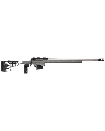 Savage Arms 57555 110 Elite Precision 223 Rem,5.56x45mm NATO 10+1 26" Matte Stainless, Matte Black Rec, Gray Cerakote Adjustable MDT ACC Aluminum Chassis Stock