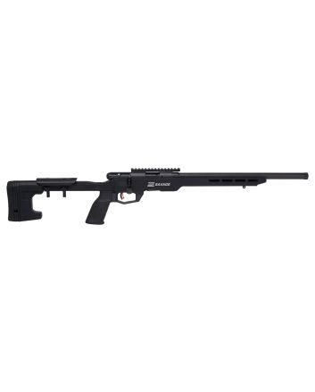 Savage Arms 70248 B22 Precision Full Size Bolt Action 22 LR 10+1 18" Barrel, Matte Black Metal Finish &amp; Adjustable MDT ACC Aluminum Chassis Matte Black Stock