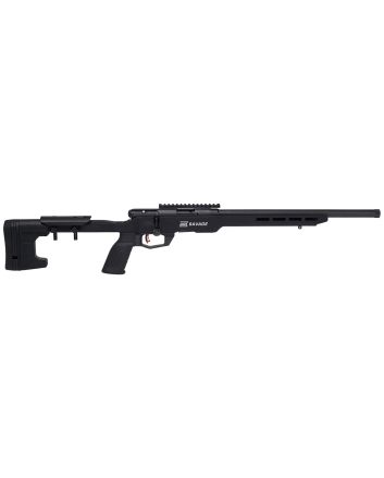 Savage Arms 70848 B Series Precision Full Size 17 HMR 10+1 18" Black Heavy Threaded Barrel, Matte Black Picatinny Rail Carbon Steel Receiver, Matte Black Aluminum MDT ACC Chassis, Black Polymer Grips