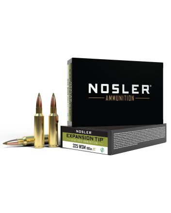 Nosler 40146 E-Tip Lead Free 325WSM 180gr E Tip 20 Per Box/10 Case