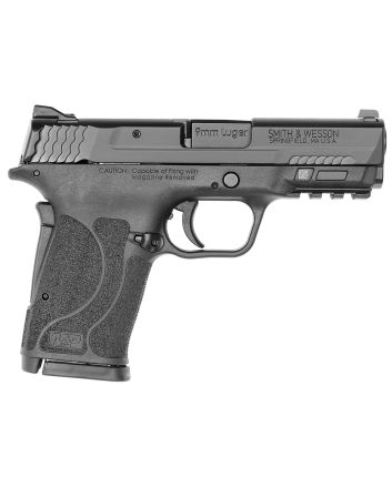 Smith &amp; Wesson 12437 M&amp;P Shield EZ M2.0 Micro-Compact Frame 9mm Luger 8+1, 3.67" Black Armornite Steel Barrel &amp; Serrated Slide, Matte Black Polymer Frame w/Picatinny Rail, Grip Safety