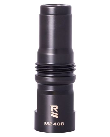 Rugged Suppressor MD002 M240B Muzzle Device Black with 25/32x24 Threads &amp; Dual Taper Locking System for Surge762, Razor762 &amp; Micro30 Suppressors
