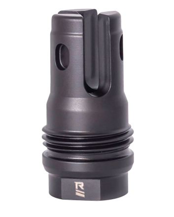 Rugged Suppressor FH001 R3 Flash Mitigation System Black with 1/2"-28 tpi Threads &amp; 1.90" OAL for 5.56x45mm NATO Radiant762, Surge762, Razor762 &amp; Micro30 Suppressors