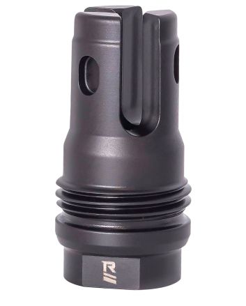 Rugged Suppressor FH002 R3 Flash Mitigation System Black for 5/8"-24 tpi Threads &amp; 2.13" OAL for 7.62mm Radiant762, Surge762, Razor762 &amp; Micro30 Suppressors