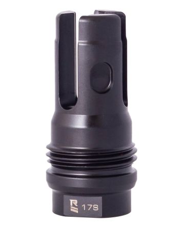 Rugged Suppressor FH004 R3L Flash Mitigation System Black with 5/8"-24 tpi Threads &amp; 2.15" OAL for 7.62mm FN SCAR17