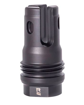 Rugged Suppressor FH007 R3 Flash Mitigation System Black with 9/16"-24 tpi Threads &amp; 2.13" OAL for 7.62mm Radiant762, Surge762, Razor762 &amp; Micro30 Suppressors