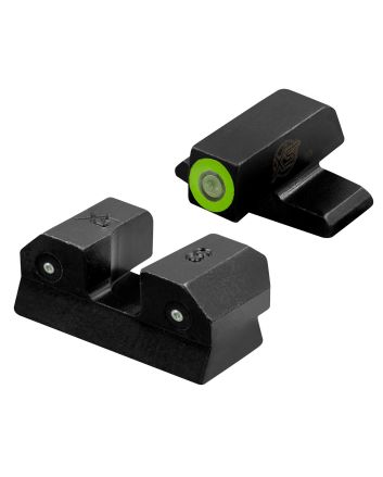 XS Sights SIR015P6G R3D Night Sights- Sig Sauer- Springfield ArmoryBlack | Green Tritium Green Outline Front Sight Green TritiumRear Sight