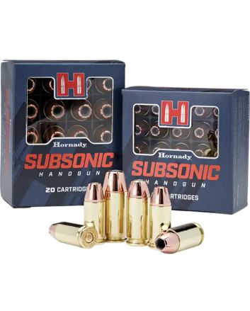Hornady 90971 Subsonic Handgun 45ACP 230gr Hornady XTP Subsonic 20 Per Box/10 Case