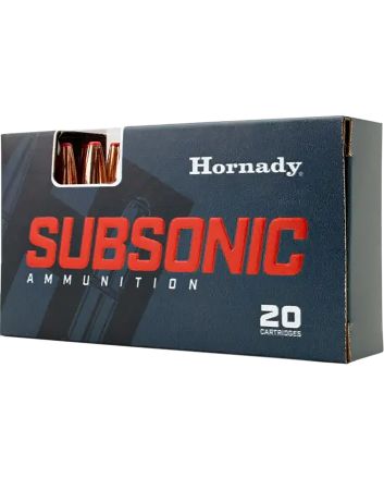 Hornady 82742 Subsonic Rifle 45-70Gov 410gr Sub X 20 Per Box/10 Case