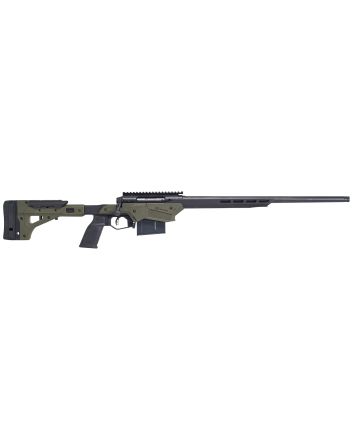 Savage Arms 57551 Axis II Precision 308 Win 10+1 22", Matte Black Barrel/Rec, OD Green Adjustable MDT Aluminum Chassis, Polymer Grip