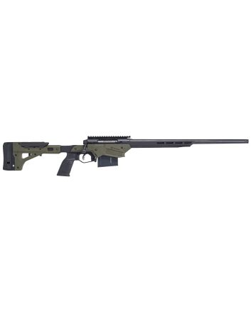 Savage Arms 57552 Axis II Precision 6.5 Creedmoor 10+1 22", Matte Black Barrel/Rec, OD Green Adjustable MDT Aluminum Chassis, Polymer Grip