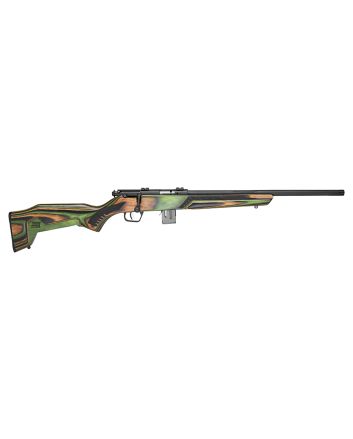 Savage Arms 91936 93 Minimalist Full Size 22 WMR 10+1 18" Matte Black Threaded Barrel, Matte Black Drilled &amp; Tapped Carbon Steel Receiver, OD Green Boyd's Minimalist Laminate Stock, Right Hand