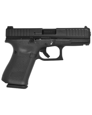 Glock UA4450101 G44 Gen5 Compact 22 LR 10+1 4.02" Black GMB Barrel, Matte Black Serrated Slide, Black Polymer Frame w/Picatinny Rail, Black Textured w/Interchangeable Backstrap Grip, Ambidextrous