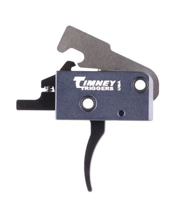 Timney Triggers IMPACT Impact AR Curved Trigger with 3 lbs Draw Weight &amp; Black Finish for AR-Platform