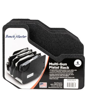 BenchMaster BMWRM16 WeaponRacKydex Holds 6 Handguns