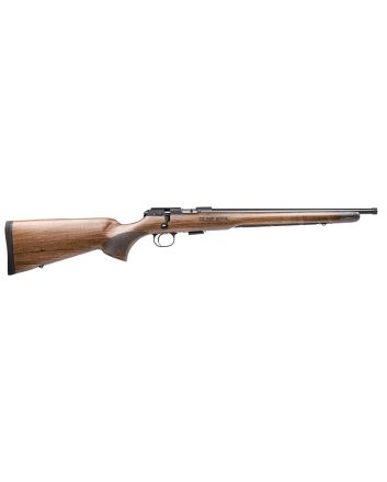 CZ-USA 02370 CZ 457 Royal Full Size 22 LR 5+1 16.50" Black Nitride Steel Threaded Barrel Black Nitride Steel Receiver Walnut Fixed American Style w/Decorative Forend Tip Stock Right Hand