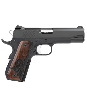 Dan Wesson 01828 Guardian9mm Luger 9+1 4.25" Stainless Steel Barrel, Black Duty Serrated Stainless Steel Slide, Black Aluminum Frame w/Beavertail, Wood Grip, Ambidextrous