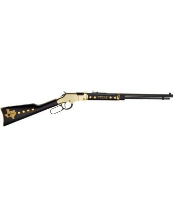 Henry H004TX Golden Boy Texas Tribute Full Size 22 Short, 22 Long, 22 LR, 16 LR/21 Short, 20" Blued Barrel, Brasslite Metal Finish &amp; American Walnut Stock Right Hand