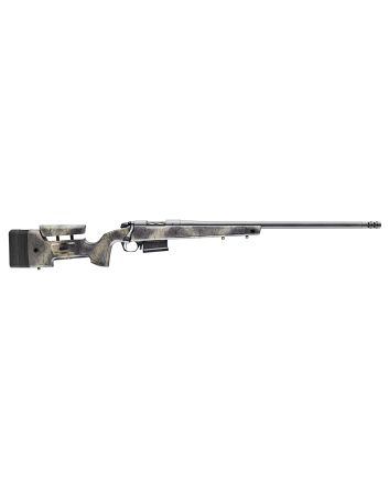 Bergara Rifles B14LM357 B-14 Wilderness HMR 7mm Rem Mag 5+1 24" Threaded, Sniper Gray Cerakote Barrel/Rec, Adj. SoftTouch Woodland Camo Stock with Mini-Chassis, Omni Muzzle Brake
