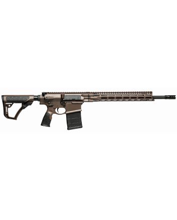 Daniel Defense 0215820057047 DD5 V4 Gen II 6.5 Creedmoor 18" 20+1 Mil-Spec Brown Cerakote Black 6 Position w/SoftTouch Overmolding Stock MLOK