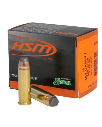 HSM 454C5N20 Pro Pistol454 Casull 300 gr Jacketed Soft Point 20 Per Box/ 20 Case
