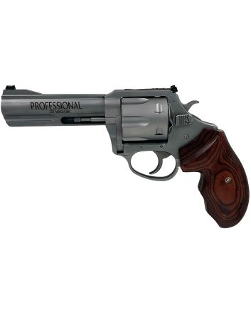 Charter Arms 73546 Professional VI Extra Large, 357 Mag 6 Shot 4.20" Matte Stainless Steel Barrel, Cylinder &amp; Frame w/Wood Grip, Exposed Hammer