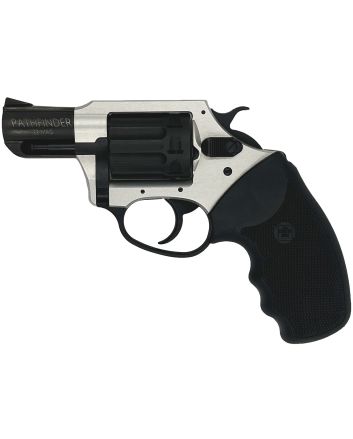 Charter Arms 52329 Pathfinder Lite 22 Mag, 8 Shot 2" Black Passivate Stainless Steel Barrel &amp; Cylinder, Anodized Aluminum Frame w/Black Finger Grooved Rubber Grip, Exposed Hammer