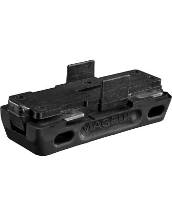 Magpul MAG024-BLK L-PlateMade of Stainless Steel w/ Overmolded Santoprene Rubber &amp; Black Finish for 5.56x45mm NATO USGI 30-Round Aluminum Magazines/ 3 Per Pack