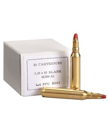 PPU PPB556A1 Blank Ammo5.56x45mmNATO 20 Per Box/100 Case