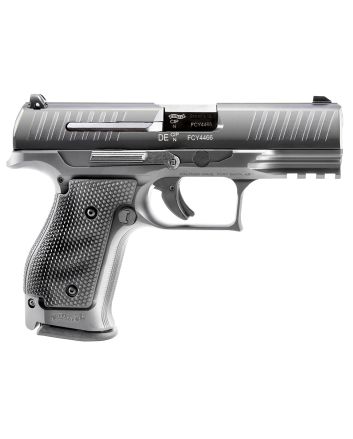 Walther Arms 2830019 PPQ M2 Q4 9mm Luger 15+1, 4" Black Steel Barrel, Matte Black Tenifer Serrated Steel Slide, Black Steel Frame w/Beavertail &amp; Picatinny Rail, Black Polymer Grip, 3 Auto Safety