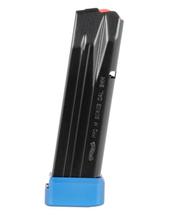 Walther Arms 2836335 PPQ15rd/17rd 9mm Luger Fits Walther PPQ M2/SF Pro Blued/Black Steel