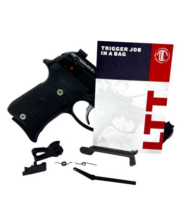Langdon Tactical Tech 92TJIBE13 Trigger Job In A BagBlack Curved Fits Beretta 92/96/M9 not A1 Right Hand