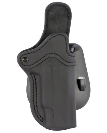 1791 Gunleather ORPDH1SBLR BH1 Optic Ready OWB 01 Stealth Black Leather Paddle Fits 4-5" 1911