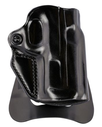 Galco SM2858B Speed Master 2.0 OWB Black Leather Paddle Fits S&amp;W M&amp;P Shield EZ Right Hand