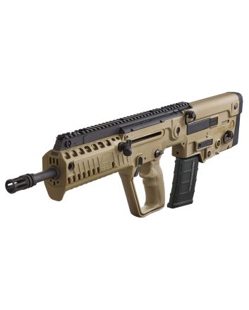 IWI US XFD18 Tavor X95 5.56x45mm NATO Caliber with 18.50" Barrel, 30+1 Capacity, Flat Dark Earth Metal Finish, Flat Dark Earth Fixed Bullpup Stock &amp; Polymer Grip Right Hand
