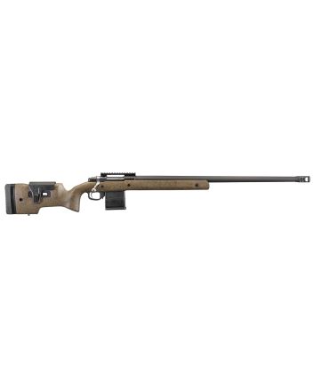 Ruger 57123 Hawkeye Long-Range Target Full Size 308 Win 10+1 26" Matte Black Steel Threaded Barrel, Picatinny Rail Steel Receiver, Black Speckled Brown Adj Comb &amp; LOP Laminate Stock