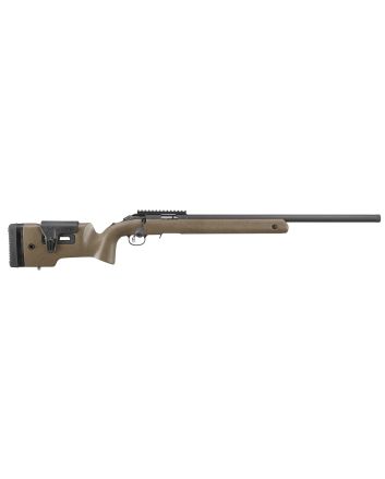 Ruger 8378 American Rimfire Long-Range Target 22 LR 10+1 22" Threaded Bull Barrel, Matte Blued Alloy Steel,Speckled Black/Brown Laminate Stock, Accepts All 10/22 Magazines, Optics Ready