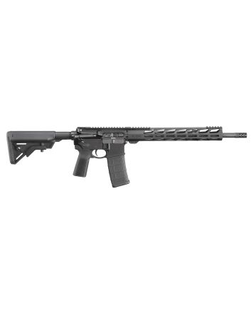 Ruger 8542 AR-5565.56x45mm NATO 16.10" 30+1 Black Hard Coat Anodized Adjustable B5 Bravo Stock Black B5 Grip