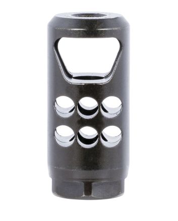 Ruger 90698 Hybrid Muzzle Brake35 Caliber Black Matte Steel with 1/2"-28 tpi Threads, 2.20" OAL &amp; 1" Diameter