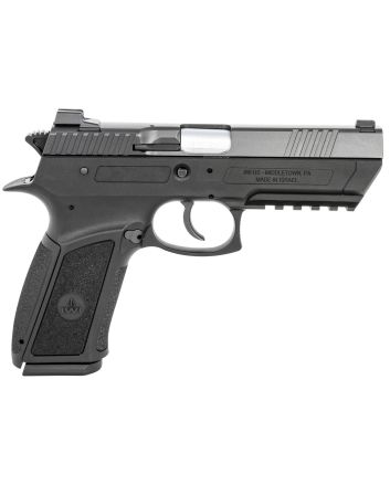 IWI US J941PL9-II Jericho 941 Enhanced 9mm Luger Caliber with 4.40" Barrel, 16+1 Capacity, Overall Black Finish, Picatinny Rail Frame, Serrated Steel Slide &amp; Polymer Grip