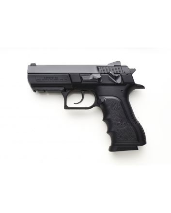 IWI US J941PSL910-II Jericho 941 Enhanced 9mm Luger Caliber with 3.80" Barrel, 10+1 Capacity, Overall Black Finish, Picatinny Rail Frame, Serrated Steel Slide &amp; Polymer Grip