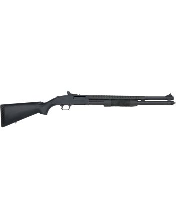 Mossberg 50693 590 Persuader 12 Gauge 8+1 3" 20" Cylinder Bore Heat-Shield Barrel, Matte Blued Metal Finish, Drilled &amp; Tapped Receiver, Ghost Ring Sight, Synthetic Stock