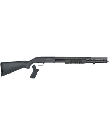Mossberg 50694 590 Persuader 12 Gauge 3" 8+1 20" Cylinder Bore Heat-Shield Barrel Matte Blued Rec Black Synthetic Stock Includes Pistol Grip