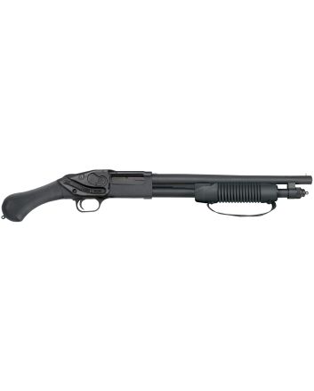 Mossberg 50637 590 Shockwave 20 Gauge 3" 14.38" 5+1 Blued Black Fixed Raptor Birdshead Grip Crimson Trace Laser Saddle