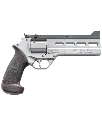 Chiappa Firearms 340302 Rhino Match Master 38 Special 6 Shot, 6" Gray PVD Steel Vent Rib Barrel &amp; Cylinder, Gray PVD Aluminum Frame, Black Hogue Micarta Grip, Exposed Hammer