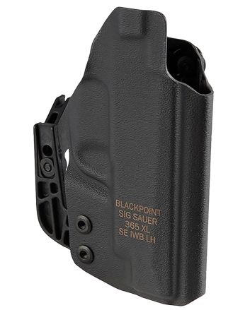 Sig Sauer HOL365XLAPXLH TacticalIWB Black Polymer Belt Clip Fits Sig P365XL Left Hand