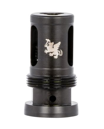 Griffin Armament TMHC305824 Taper Mount Hammer Comp Black 17-4 Stainless Steel with 5/8"-24 tpi Threads, 1.94" OAL &amp; 1.08" Diameter for 30 Cal
